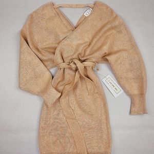 Knitted Off Shoulder Dress